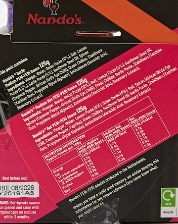 Nando's 3 Sauce Caddy