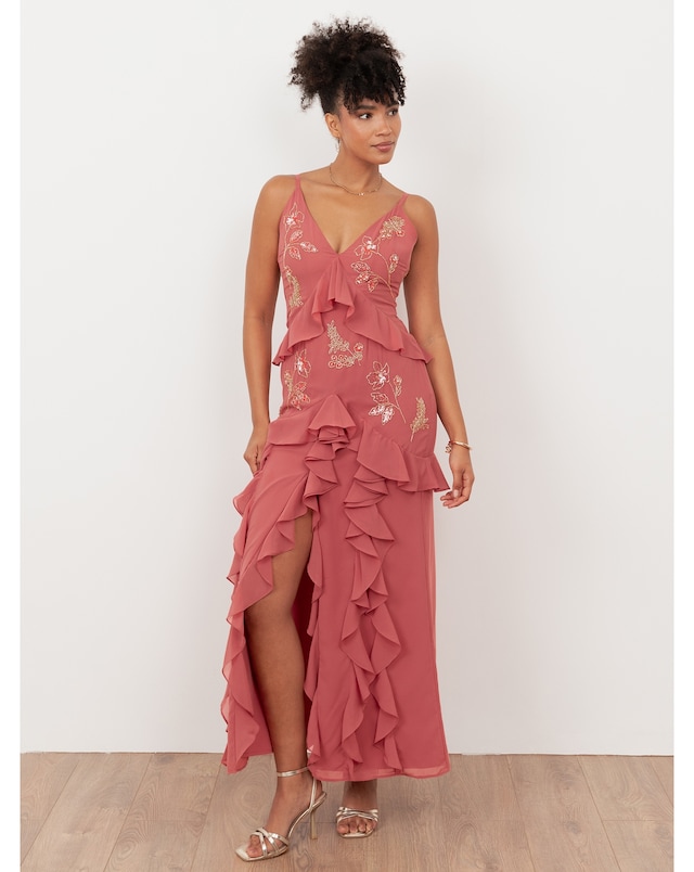 Maya Deluxe Embellished Dress