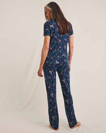 JD Williams Value Christmas Print Pyjama Set
