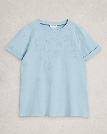 White Stuff Gina Embroidered Tee
