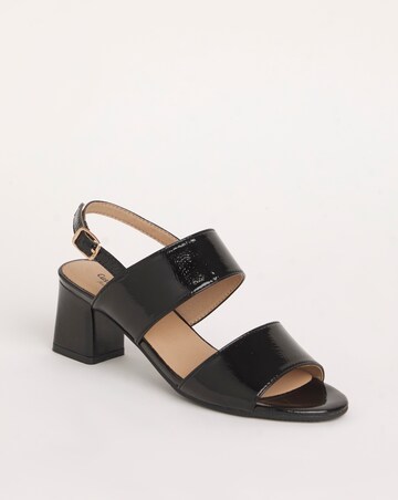 Cushion Walk Block Heeled Sandals E Fit