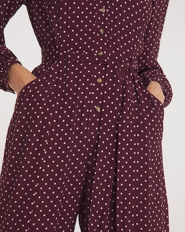 Whistles Lottie Spot Print Jumpsuit