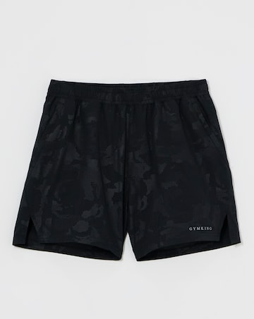 Gym King Debossed Camo Shorts