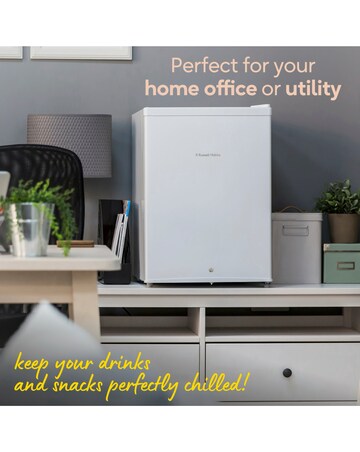 Russell Hobbs RH67TTLF0E1W-LCK Mini Fridge with Lock - White