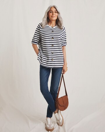 Julipa 3 Way Wear Button Down Top