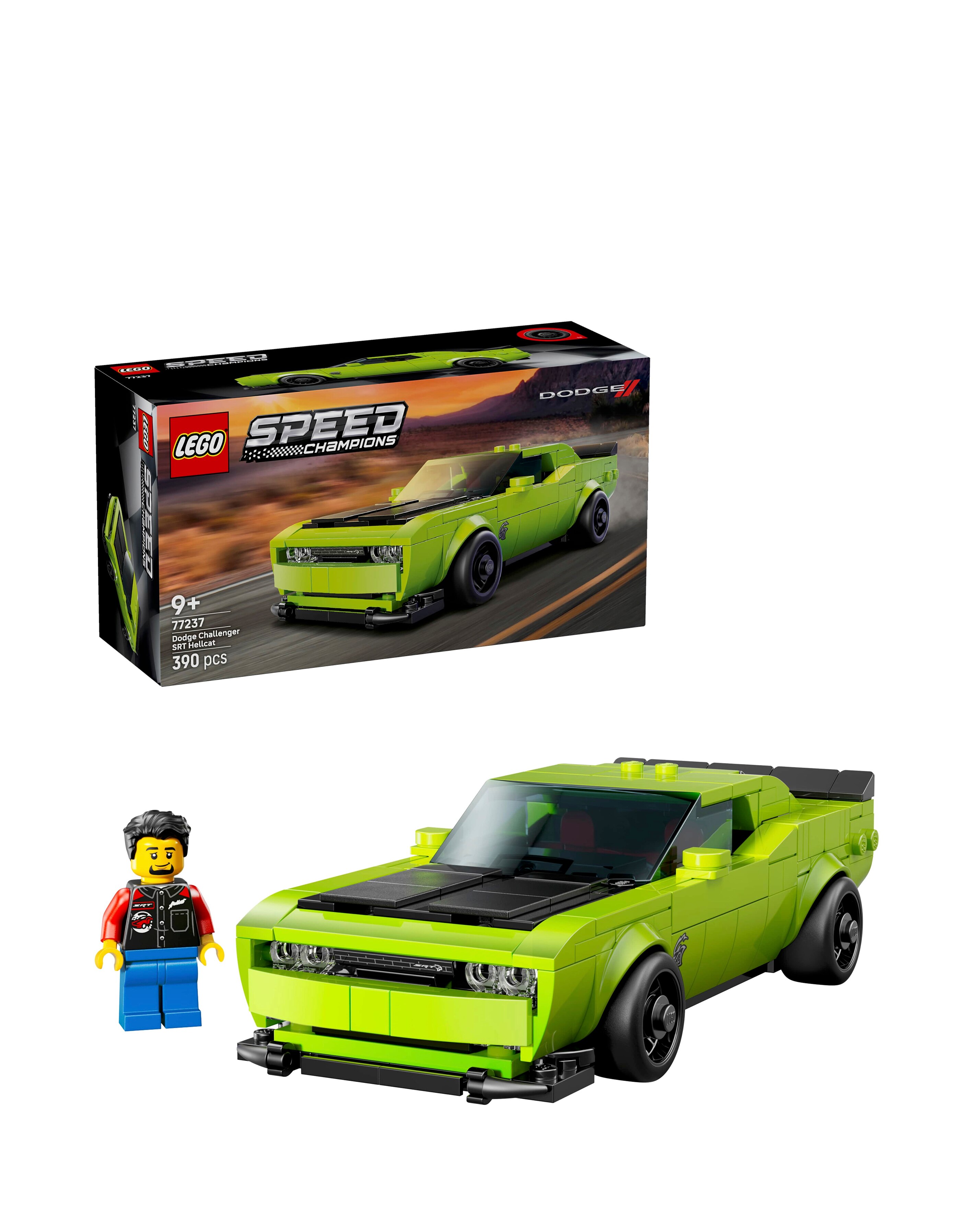 LEGO Speed Champions Dodge Challenger SRT Hellcat Sports Car Toy 77237