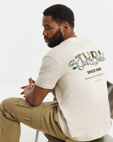 Jack & Jones Yuki Back T-Shirt Crew Neck