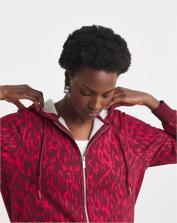 Longline Zip Up Hoodie