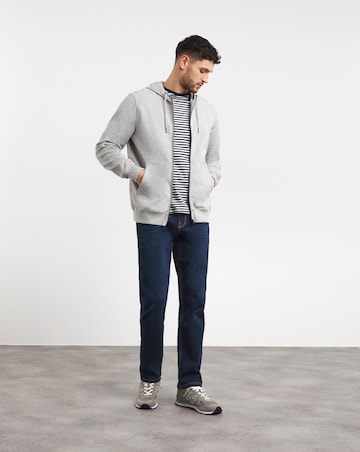 Indigo Wash Straight Leg Jeans