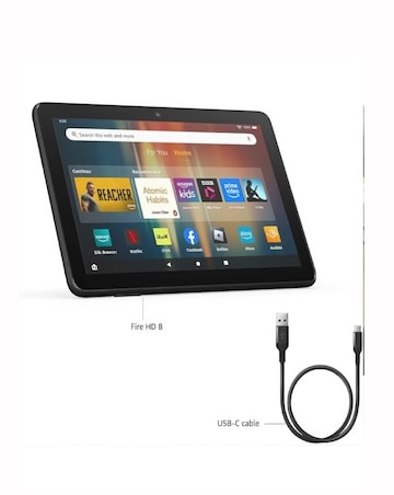 Amazon Fire HD 8 (2024) 8in 32GB Wi-Fi Tablet - Black