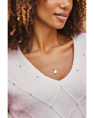 Sosandar Diamond V Neck Jumper