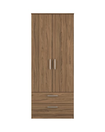 Briar Ready Assembled 2 Door 2 Drawer Wardrobe