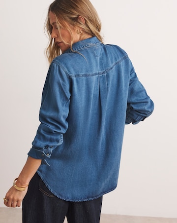 Anthology Blue Denim Shirt with Tencel TM Lyocell