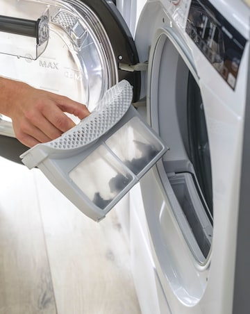 Hoover H-Dry 350 HRE H9N2TBE-80 9kg Heat Pump Dryer - White + Installation