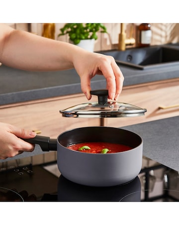 Morphy Richards Recycled Aluminium Grey 5 Piece Pan Set