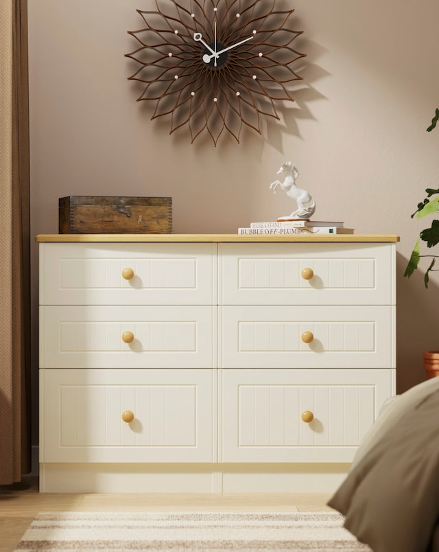 Frances Ready Assembled 6 Drawer Chest