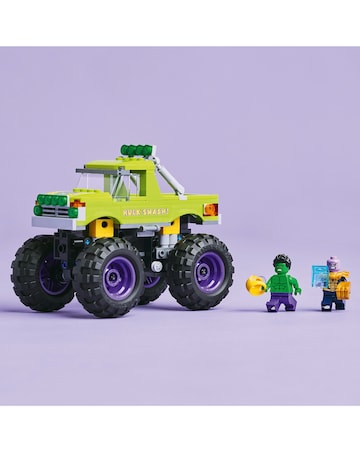 LEGO Marvel The Hulk Truck vs. Thanos Super Hero Building Toy Vehicle 76312