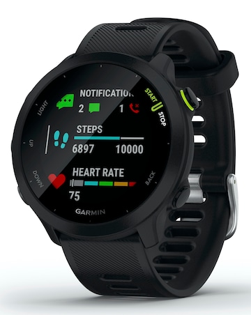 Garmin Forerunner 55 GPS Running Smart Watch - Black