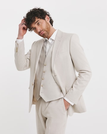 Linen Blend Suit Jacket