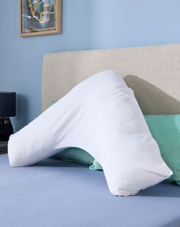 Downland Polycotton V-Shape Support Pillow
