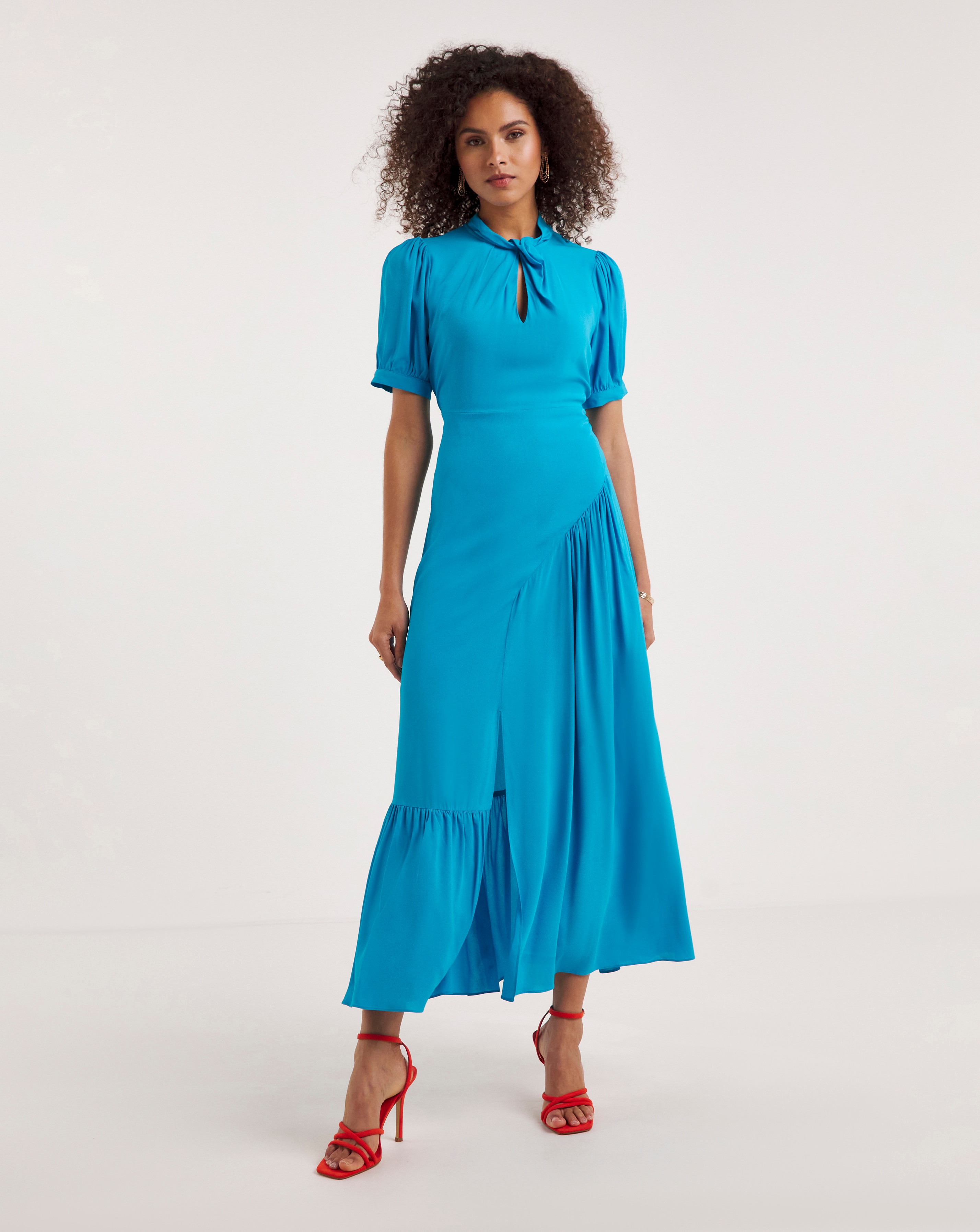 Ro&Zo Scarlett Twist Neck Dress | JD Williams