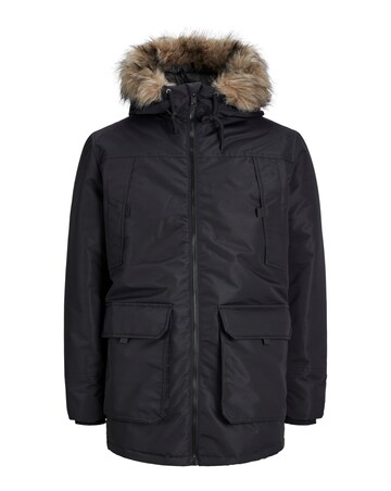 Jack & Jones Construct Faux Fur Parka