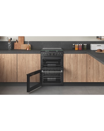 Hotpoint CD67G0C2CA/UK Double Gas Cooker