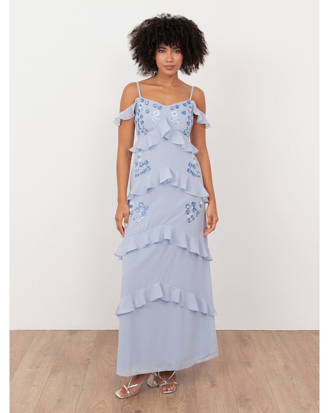 Maya Deluxe Embroidered Dress