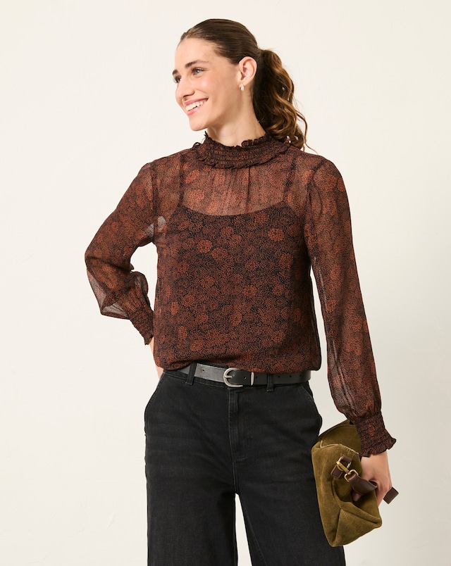 FatFace Jaclyn Floral Blouse