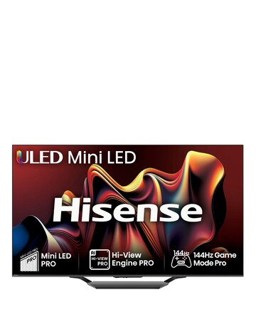 Hisense 65in 65U7NQTUK Smart 4K UHD HDR Mini-LED TV with Amazon Alexa