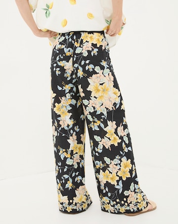 FatFace Citrus Floral Wide Leg