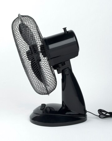 Beldray Black 12 Inch Oscillating Desk Fan