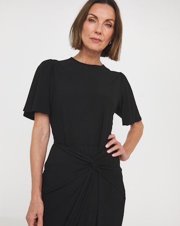 MAGISCULPT Panel Jersey Wrap Dress