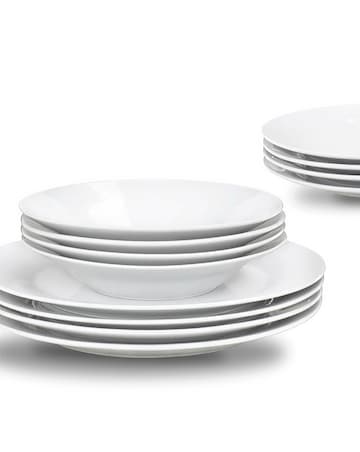 Sabichi White Everyday 12 Piece Dinner Set