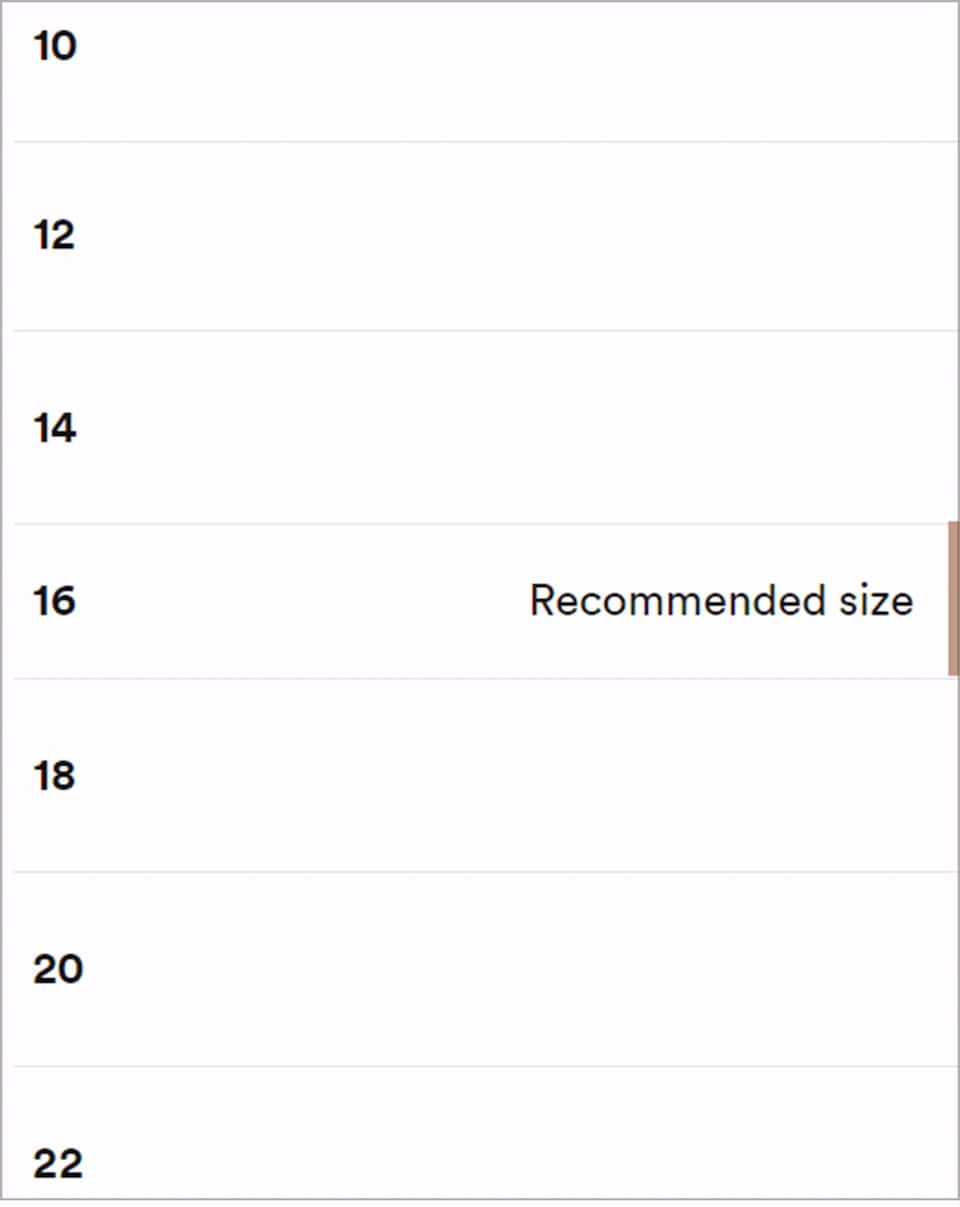 Clothes Size Calculator | JD Williams