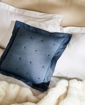 Nola Cotton Quilted Ruffled Edge Cushion