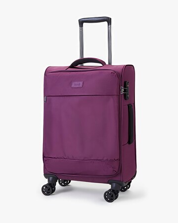 Rock Paris Cabin Suitcase - Purple