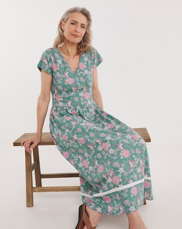 Julipa V Neck Jersey Dress