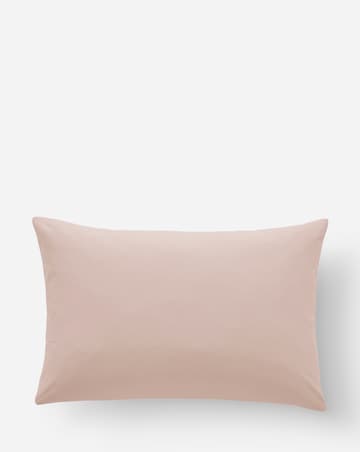 Pure Cotton 200 Thread Count Pillow Case Pair