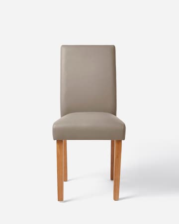 Julipa Ashford Extending 6 to 8 Seater Table with 6 Ava Leather Chairs