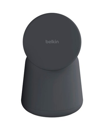 Belkin BoostCharge Pro 2-in-1 Wireless MagSafe Charging Stand - Charcoal