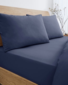 Pure Cotton 200 Thread Count Extra Deep 38cm Fitted Sheet