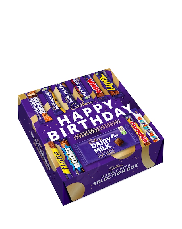 Cadbury 'Happy Birthday' Double Deck Chocolate Selection Box
