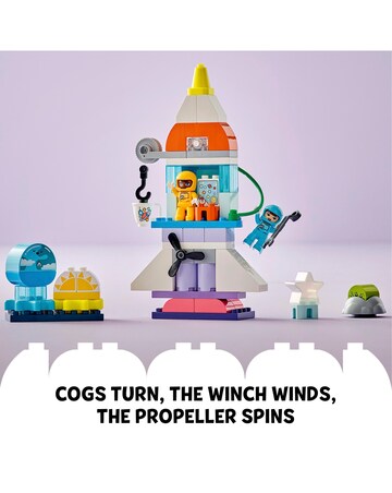 LEGO DUPLO 3in1 Space Shuttle Adventure Rocket Toy 10422