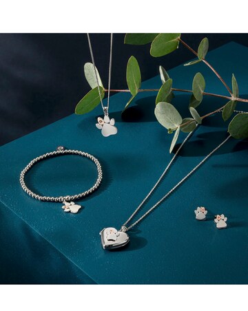 Clogau Paw Print Stud Earrings