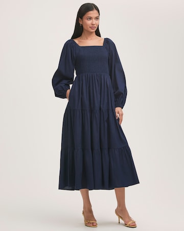 Finery London Balloon Sleeve Dress