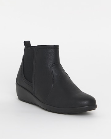 Cushion Walk Elastic Ankle Boot EEE Fit