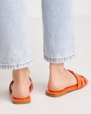 Simply Be Tatiana Woven Flat - Sandals Wide Fit (E)