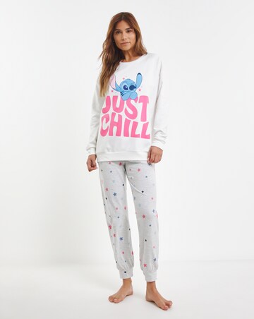Stitch Sweatshirt Pyjama Set