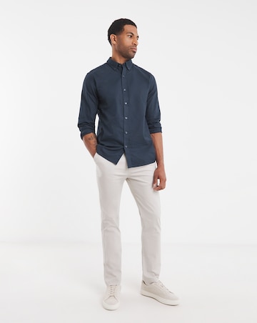 Long Sleeve Oxford Shirt Long Length